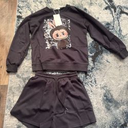  New Set Sweatshirt And Short. Free Size.