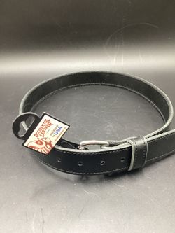 OCCIDENTAL LEATHER 1/2 IN. LEATHER BELT- BLACK**(FINANCIAMOS/WE FINANCE)**