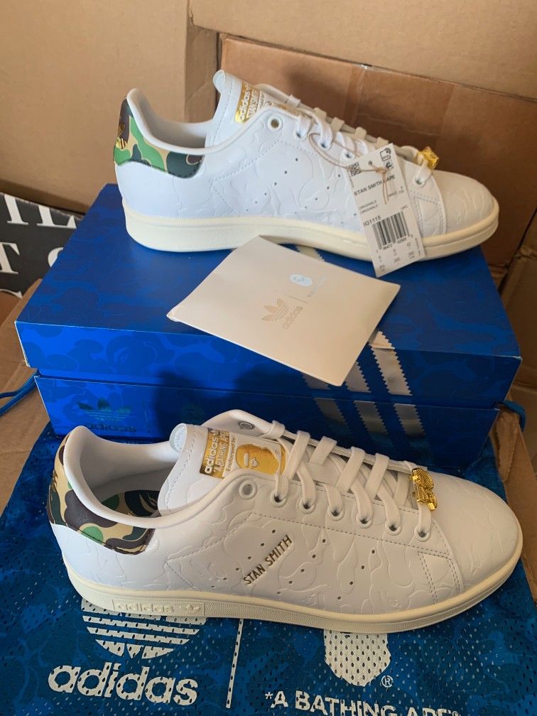 Brand new men’s Adidas X BAPE x Stan Smith 30th Anniversary Us Size 8.5