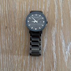 Bulova Diamond accent Gray Stainless Steel Bracelet Watch