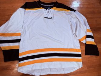 Bauer Team Hockey Practice Jersey, White/Orange/Black, Lace-Up