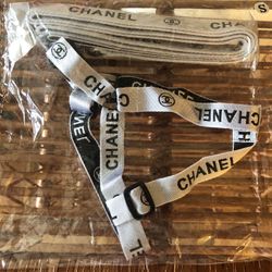 Dog Leash Harness White Print Pets Small Dogs 