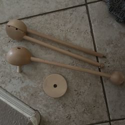 Wooden Crib Mobile Arm