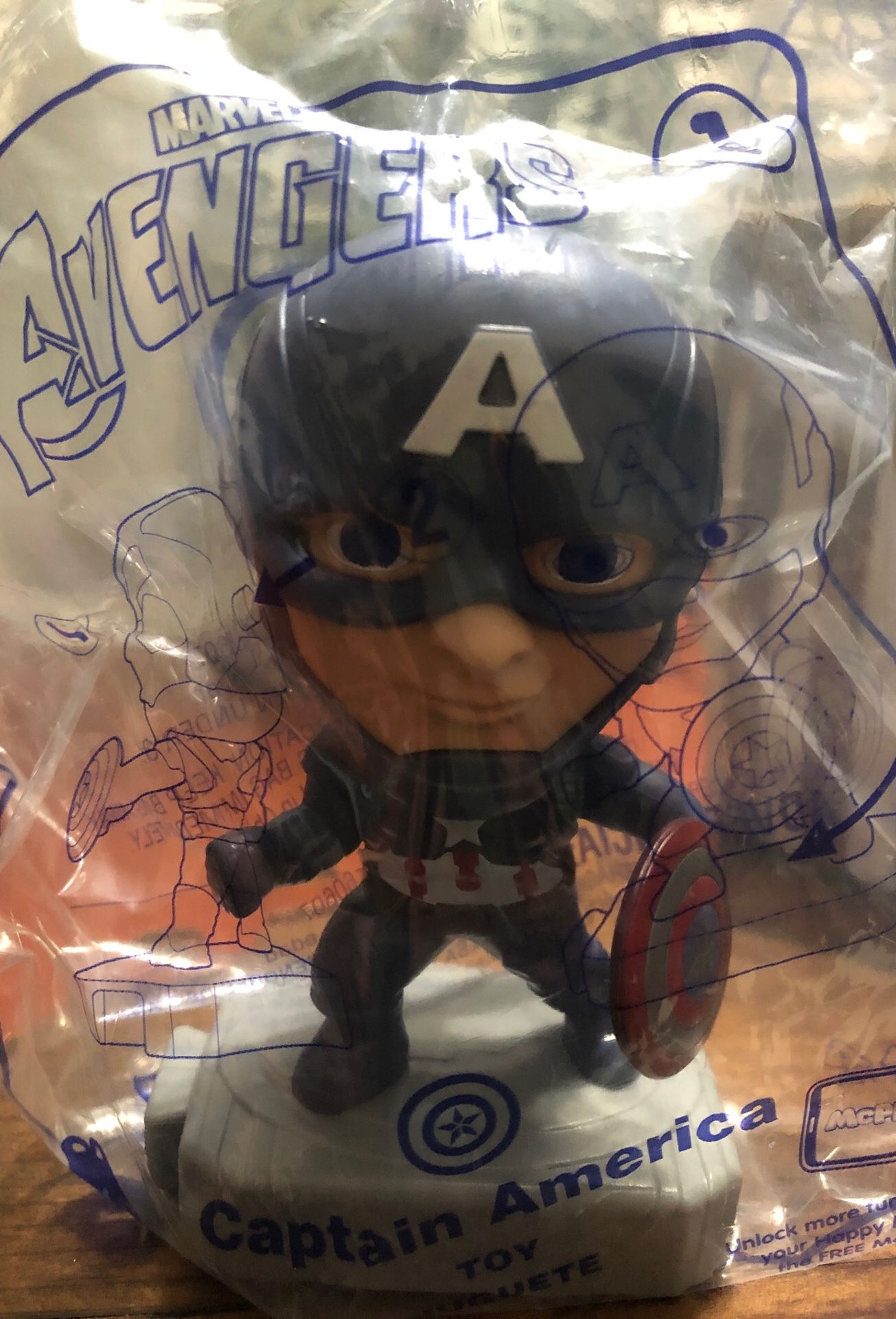 McDonald’s Avenger toy #1 Captain America