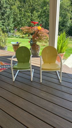 Vintage Children’s Metal Chairs