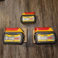 Dewalt Battery 20 V  Flex Volt 6ah 