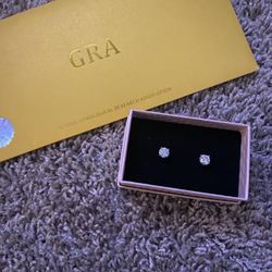 Moissanite stud earrings(96)39