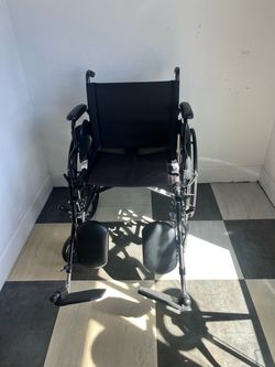 Standard Wheelchair with Elevating Leg Rests