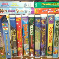 Kids VHS Tapes 