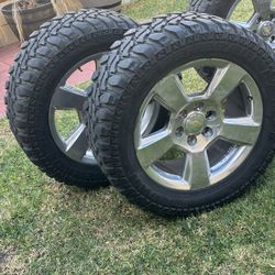 20” OEM Chevrolet LTZ Wheels And 33” Off Road Tires 