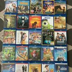 25 Disney BLU-RAY’s