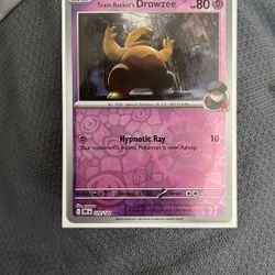 Team Rocket's Drowzee • Destined Rivals Pokemon Destined Rivals • 079/182