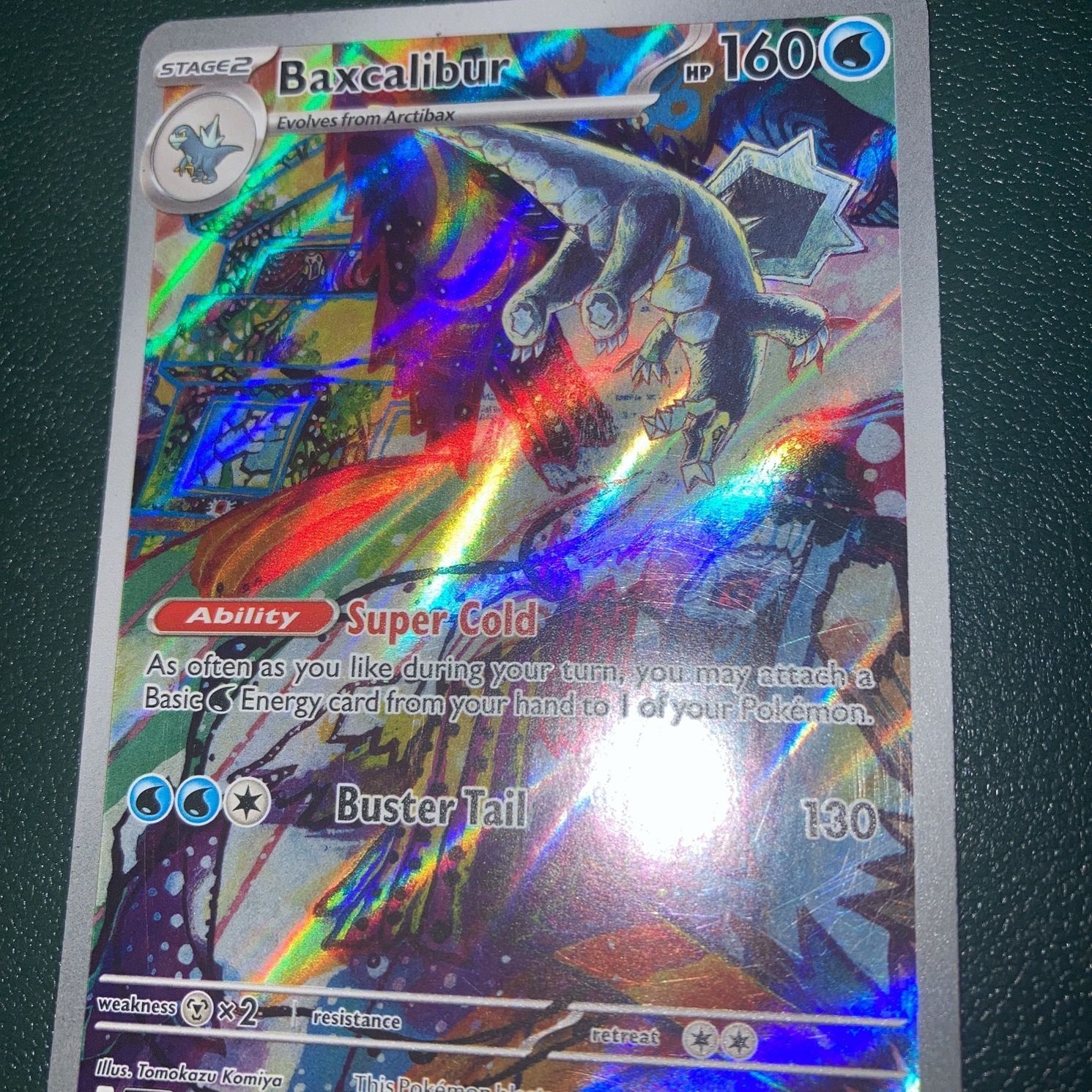 baxcalibur pokemon cards CG! - 210/193 I go to the post office once a week so I have an extended handling time on all the items I sell 2023 Pokemon Pal En-paldea Evolved