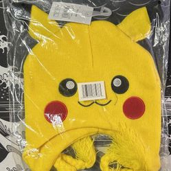 Pikachu Beanie W/ Laplander Tassels 