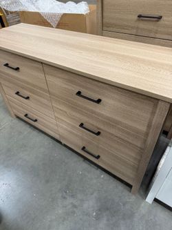 NEW 6 Drawer Dresser Chest of Tall Nightstand Storage Bedroom Closet Wardrobe White Espresso Oak IKEA Style Big Discount Furniture Clearance SALE