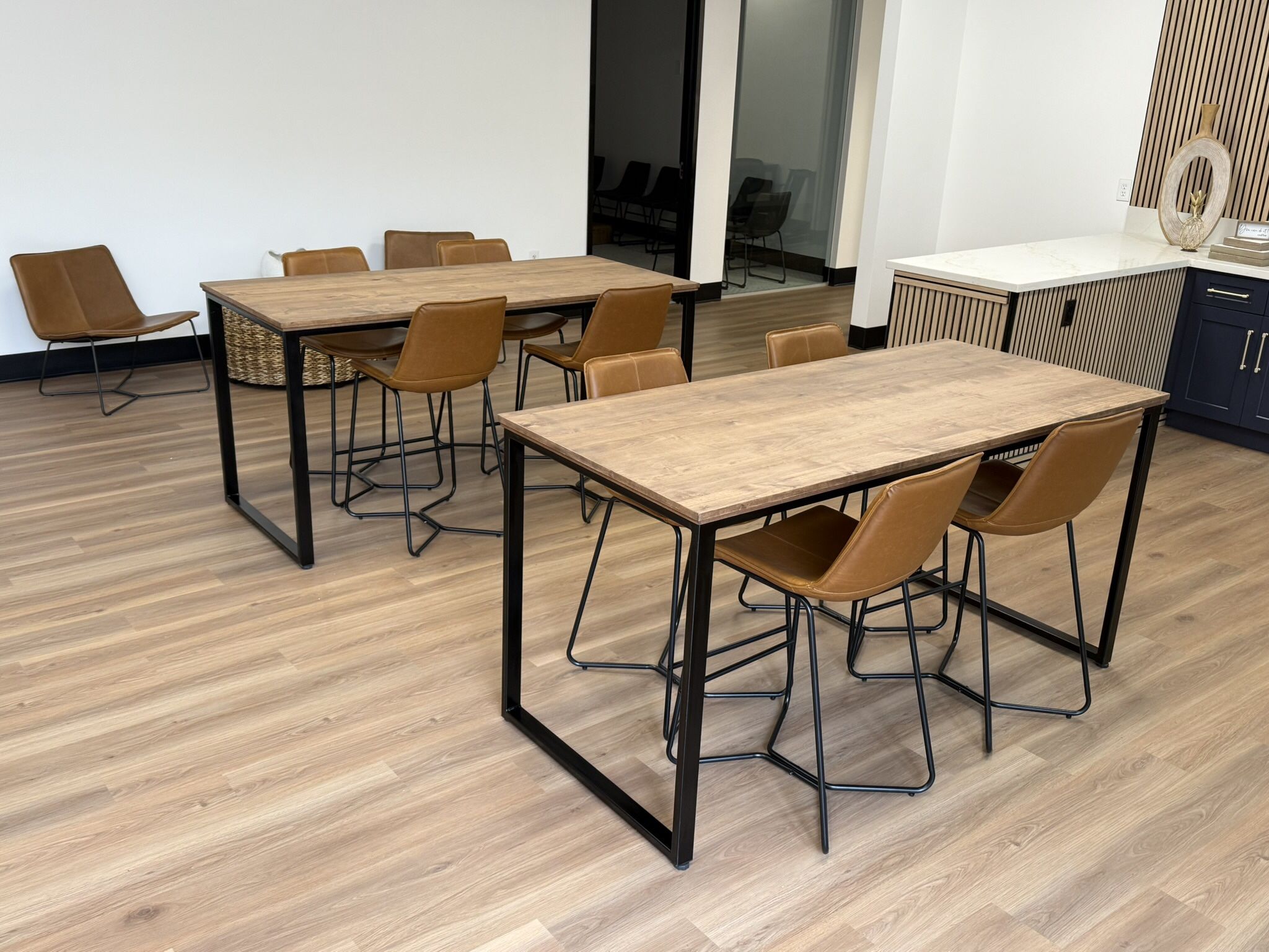 Cb-Brand New Custom Bar-height Table, Break room Table, Wood Table, Dining Tables