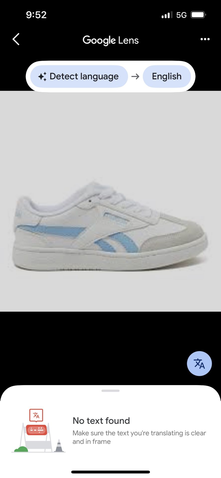 Kids Reebok Shoe