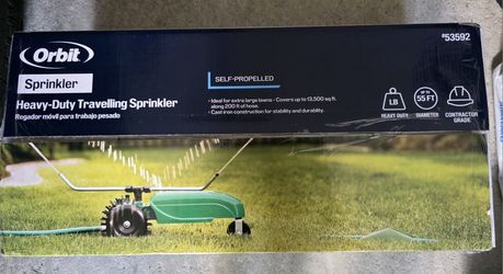 Orbit Heavy-Duty Traveling Sprinkler - Brand New in Box!