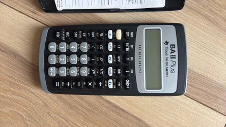 Texas Instruments Calculator BA II PLUS BUSINESS ANALYST