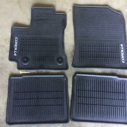 Genuine OEM Toyota Corolla All Weather Floor Mats 