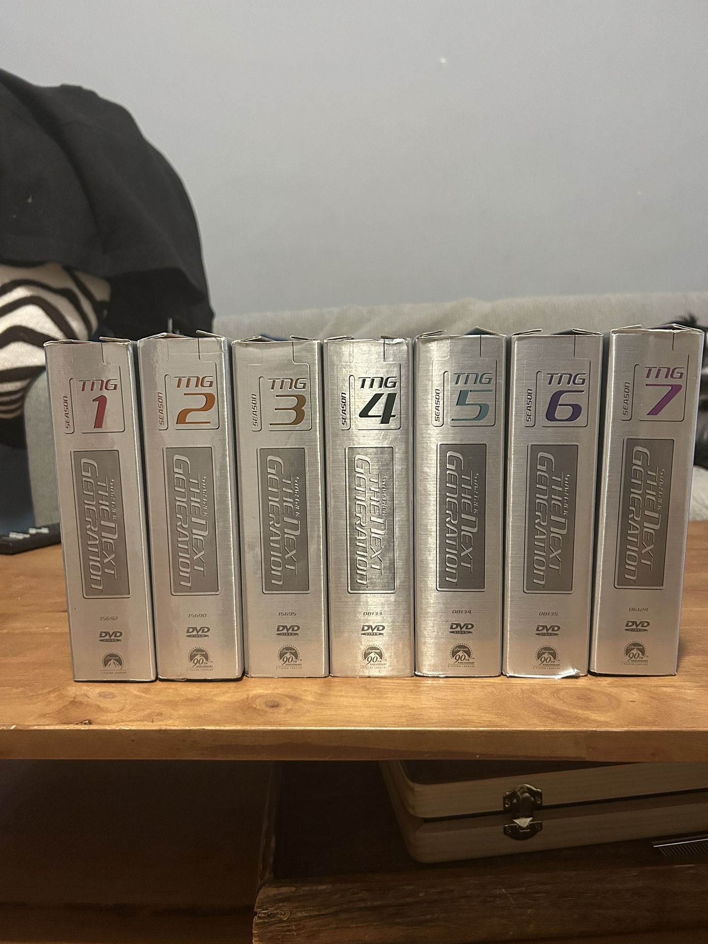 Star Trek: The Next Generation DVD sets 1-7
