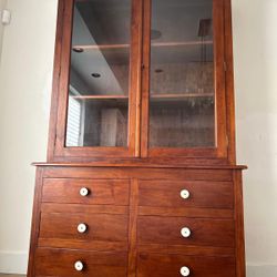 China Cabinet Imported From Spain (Solid Wood)