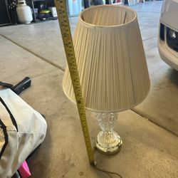 Vintage Crystal Lamp 