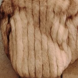 Silver Fox Mink Coat Vintage 
