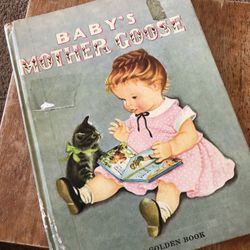 Baby’s Mother Goose Nursery Rhymes Hardcover Book 1958
