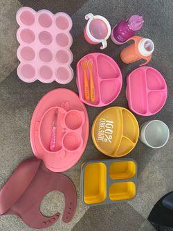 Baby girl feeding 11 pieces