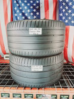 ✅ 2 Used Tires 305/30ZR20 PIRELLI PZERO PZ4 MAX PERF. SUMMER SPORT CAR TYRES 305 30 20 