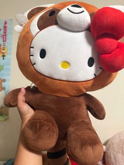 Hello Kitty Red Panda Costume Plush