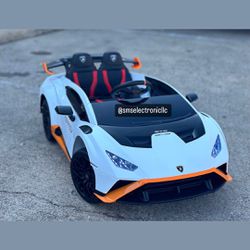 Licensed Lamborghini Huracan Ride-On for Kids with Dual Speed Options