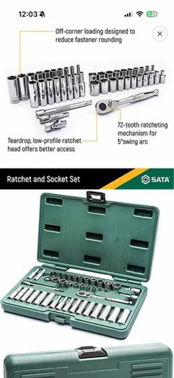 SATA Ratchet and Socket Set