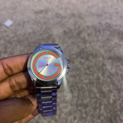 Designer Silver Watch