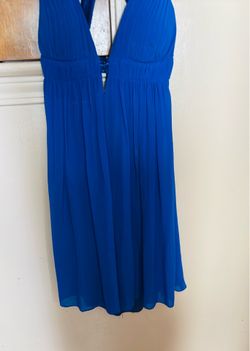 Beautiful blue dress & clutch