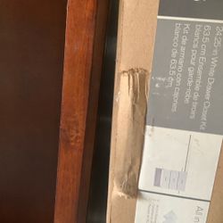 24.25 Inch White Drawer Closet Kit 