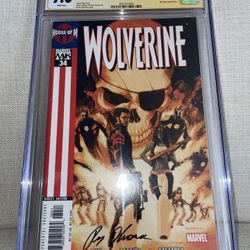 WOLVERINE v3 #34 CGC SS 9.6 Signed by ROY THOMAS Marvel Comics 12/2005