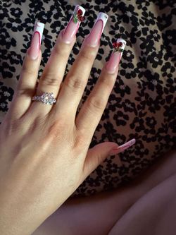 Silver moissanite Statement Ring 3 ct