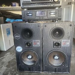 Technics Receiver, Philips Tape Player & Kx Speakers