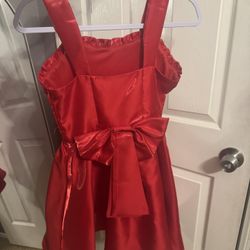 Big Girls Red Dress Size 12y