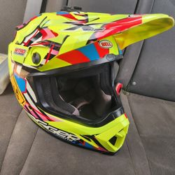 Bell Mx-9 Hi-viz Moto Helmet 