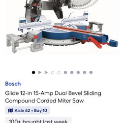 Bosch 12 Inch Dual Bevel Sliding Compound Miter Saw