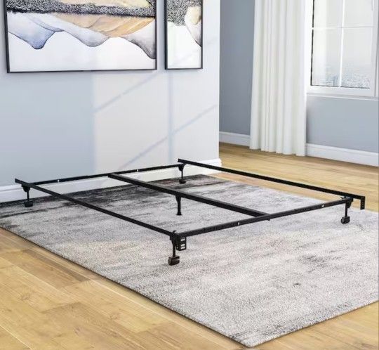 Universal Metal Bed Frames NIB Fits All Mattress Sizes Twin Single Full Double Queen King California King XL Twin Mattresses