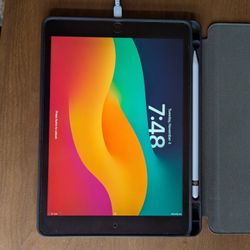 iPad - 9th Gen w/ Apple pencil (1st Gen)