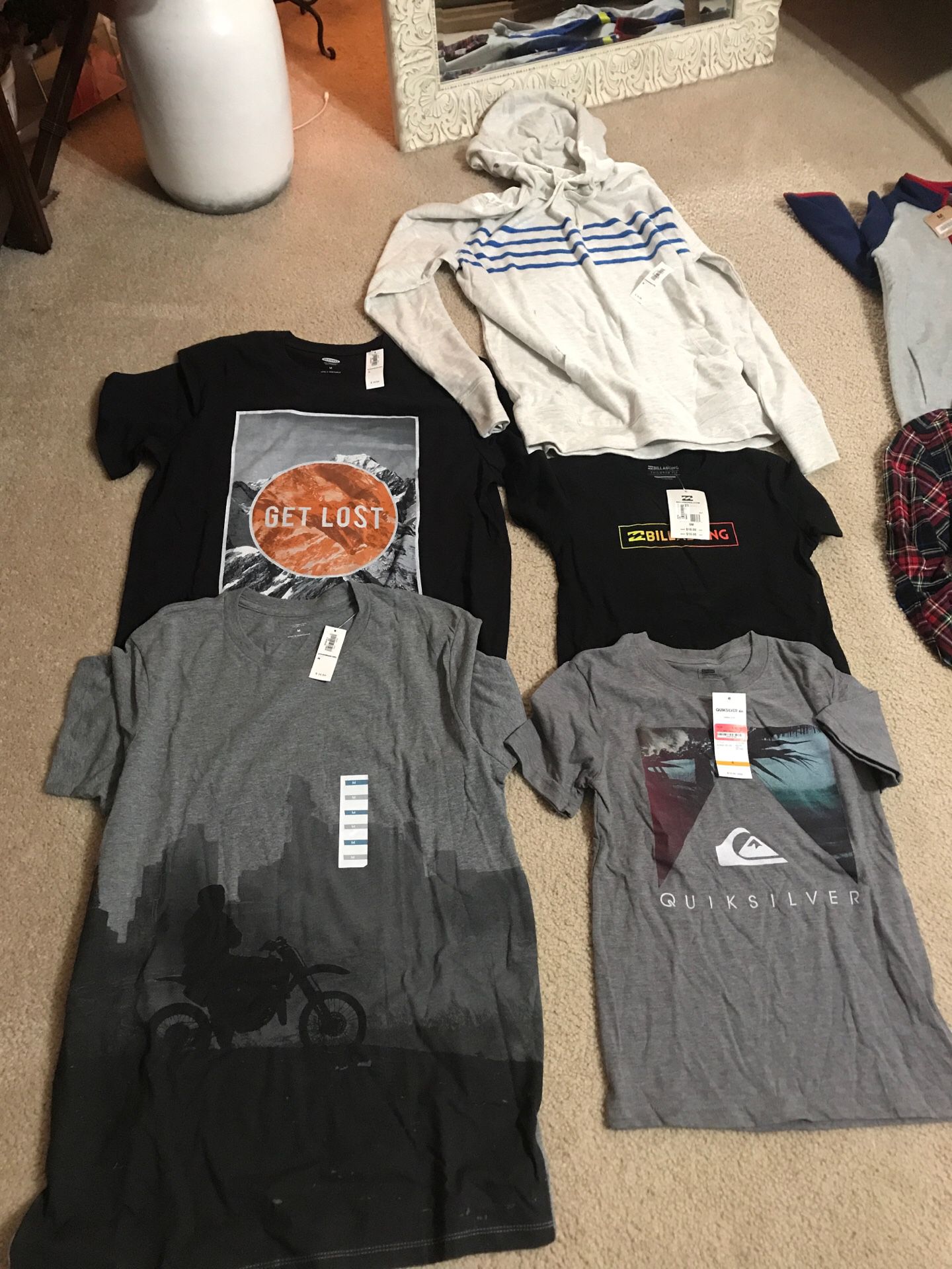 Clothing boys medium 7-8 plus two boys size small all from old navy and crazy 8 pants size 7 all brand new still have tags