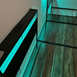 1 Twin Size Led Bed In Box Brand New