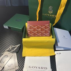 *Shipping Available* Authentic Goyard Saint Sulpice Card Holder Wallet White