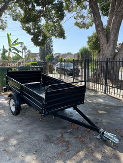 Black 5x8 Trailer - Like New