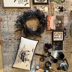 Halloween Decorations, Bundle Lot Wall, Art Home Decor, Throw Pillow